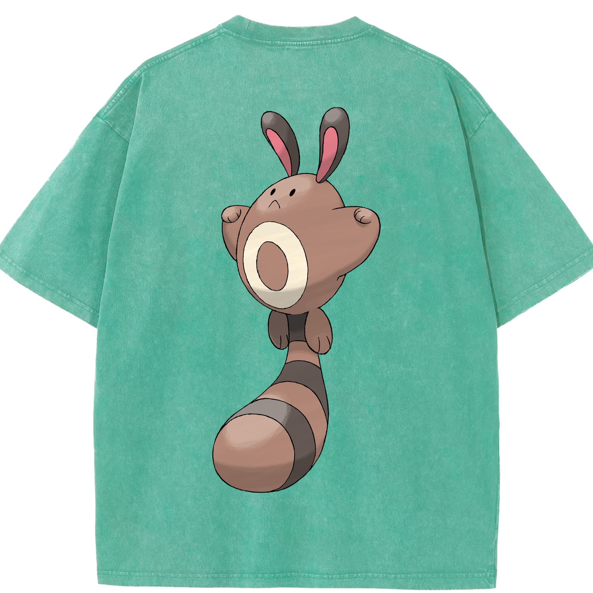 （画像用） ポケットモンスター Pokémon 綿100% ヴィンテージ風 半袖Tシャツ（背面プリント）